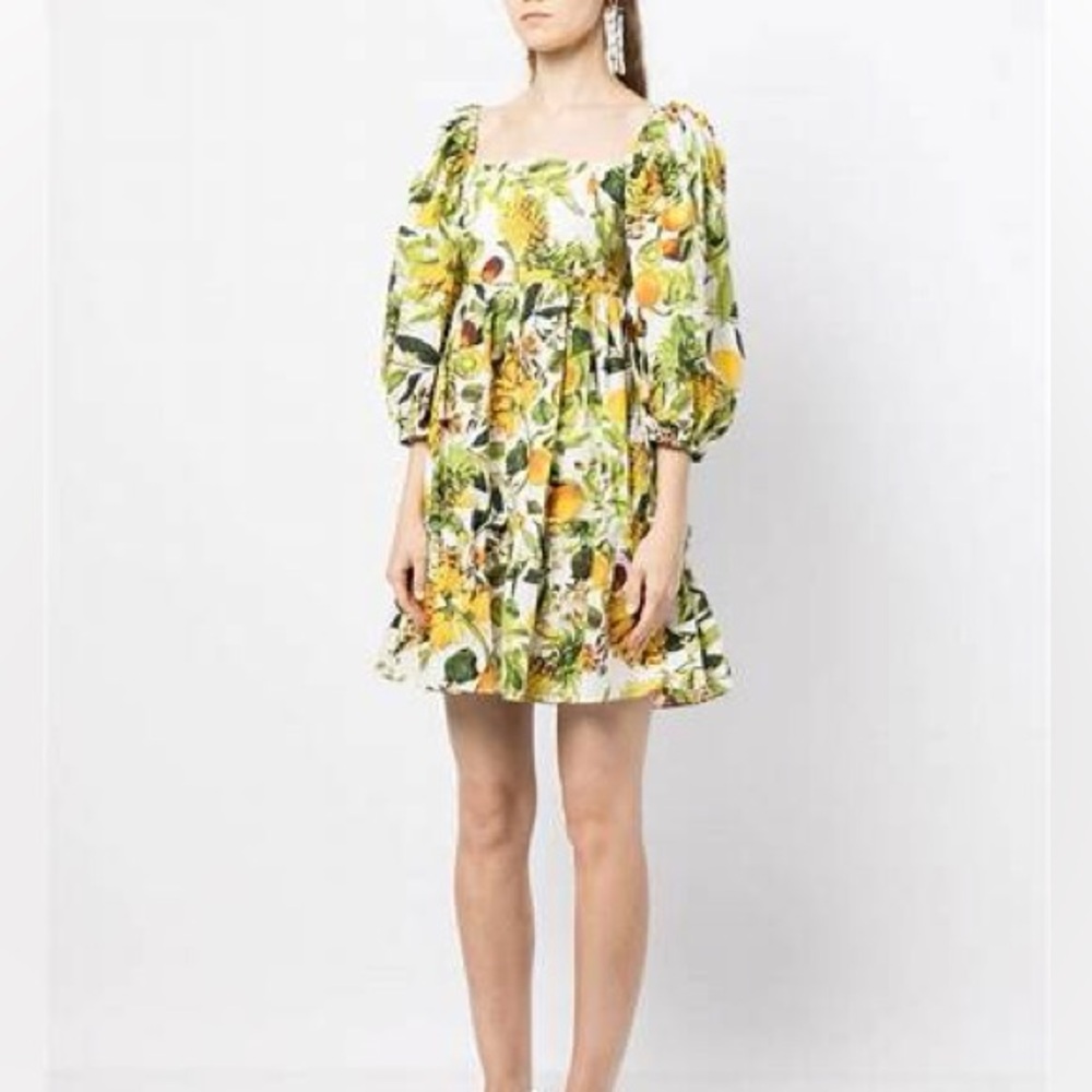 CARA CARA SIP SIP FRUIT-PRINT DRESS